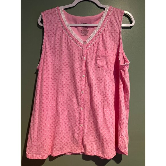 Simply Basic Sleepwear Set Women’s XL 16-18 Pink mean girls Cozy Loungewear - Picture 2 of 5